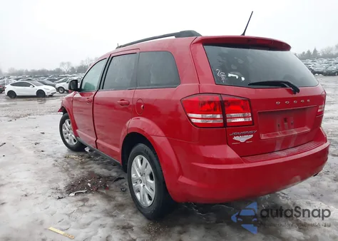2018 Dodge Journey Se from USA, damaged, VIN 3C4PDCAB3JT236831